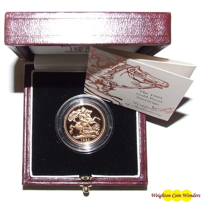 (image for) 1999 Gold Proof Sovereign - Hard to Obtain